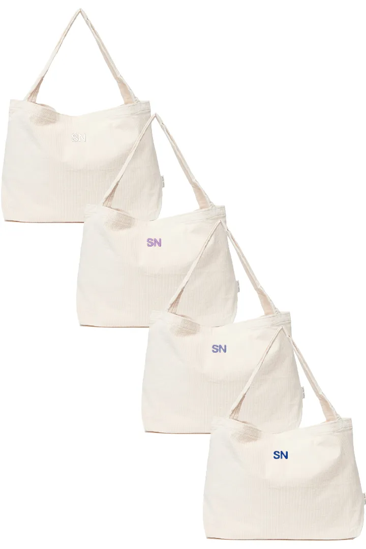 Old White Rib Mom Bag