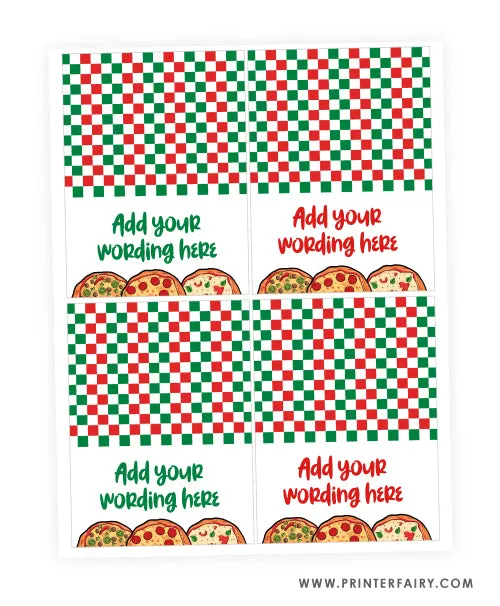 Pizza Food Tents