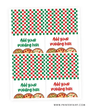 Pizza Food Tents