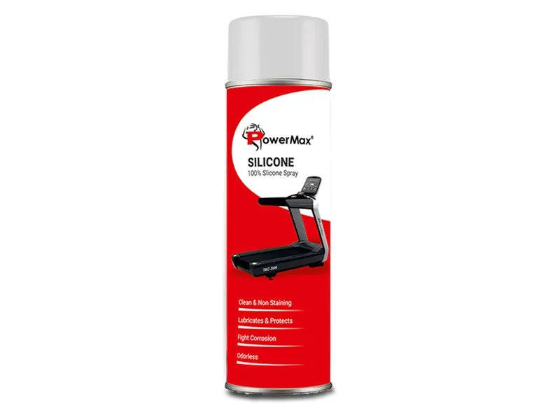 PMS-500S Multi-Purpose Silicone Oil Lubricant Spray for Treadmill (500ml) | Use For Equipment Applications Extra Long Control Flow Applicator Easy To Use On All Treadmills