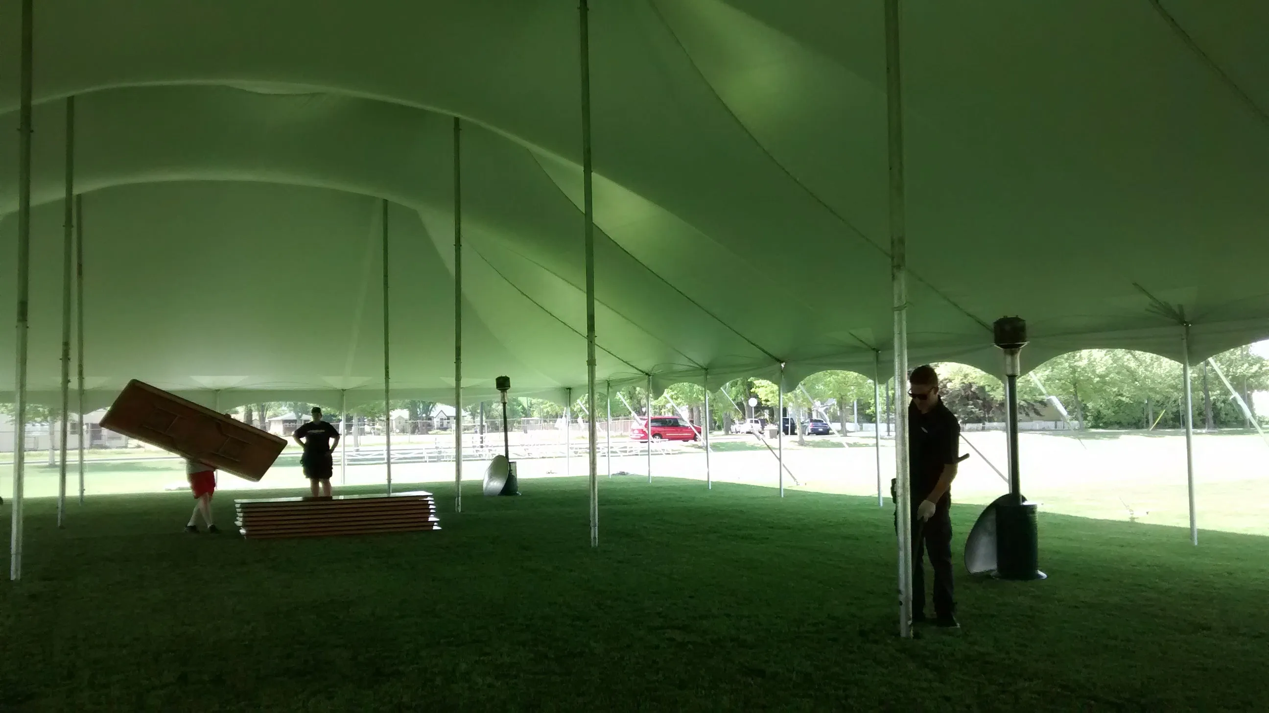 Pole Tent 60' x 140' White