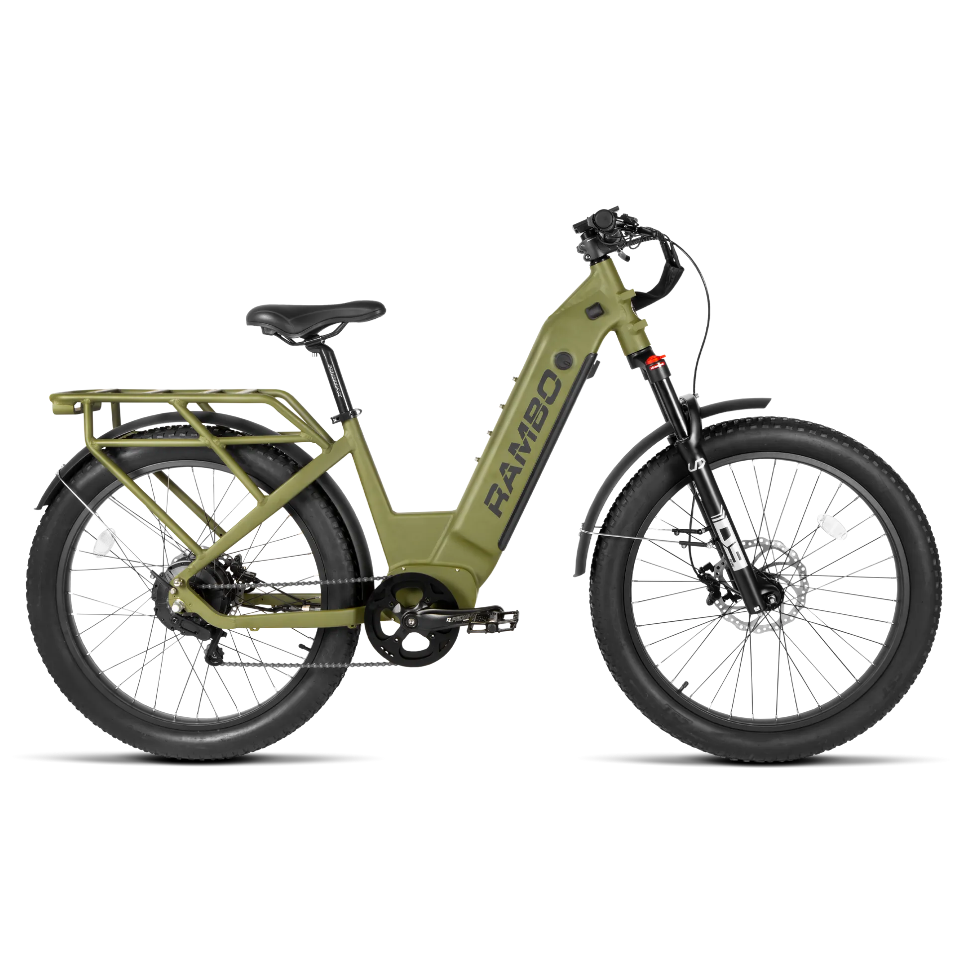 Rambo Nomad 2.0 48V/15Ah Fat Tire Electric Hunting Bike