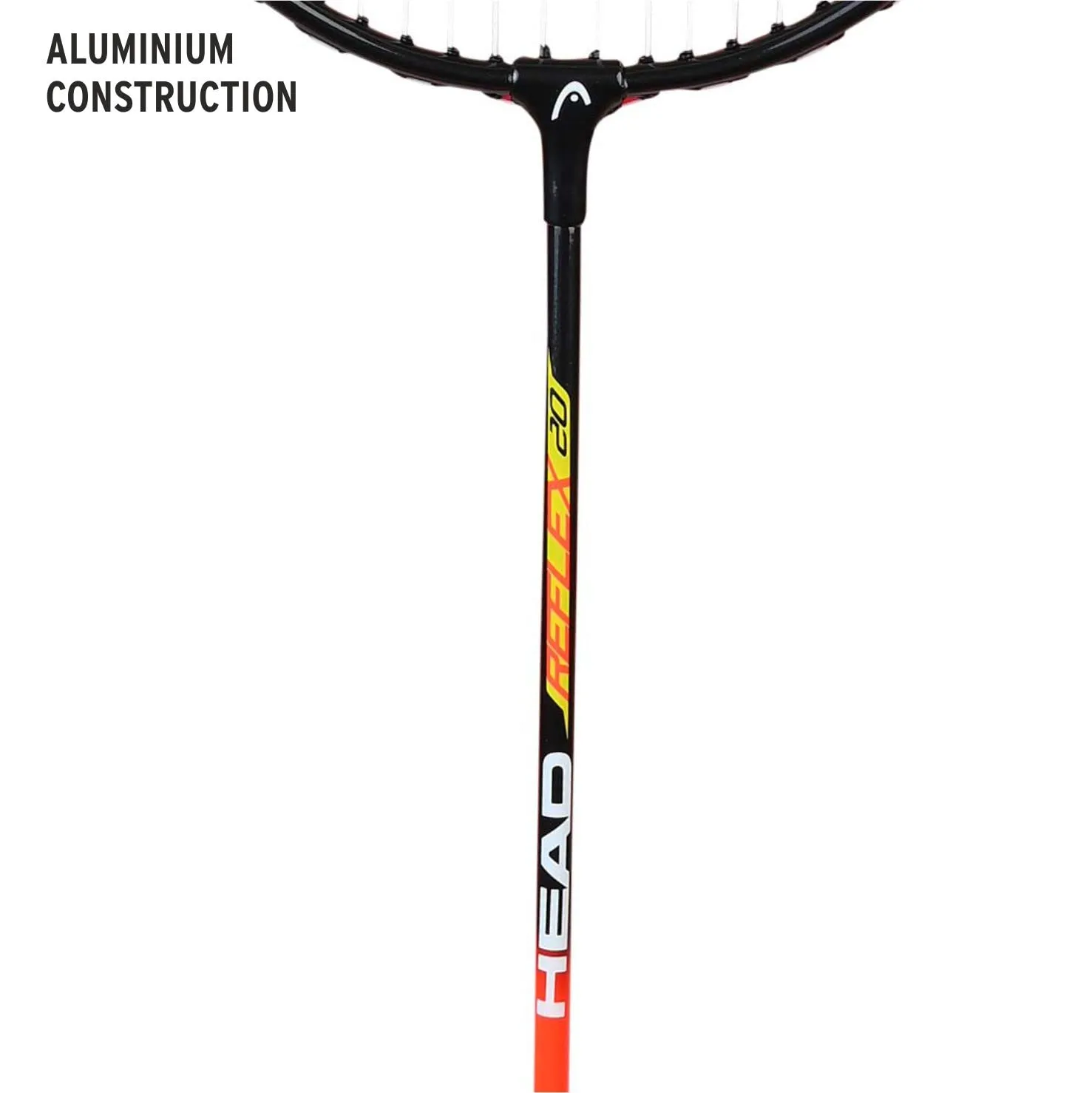 Reflex 20 Aluminium Badminton Racquet (Strung) with Nylon Shuttlecock and Cover (Set of 2)