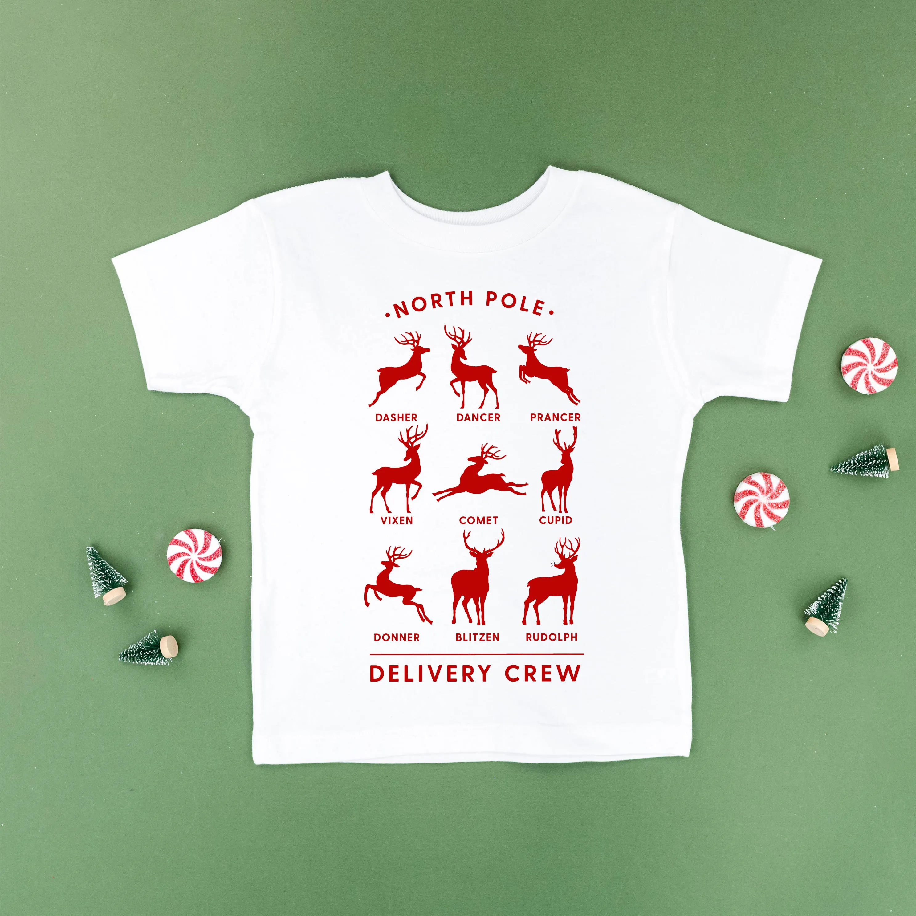 Reindeer - North Pole Delivery Crew - Child Tee