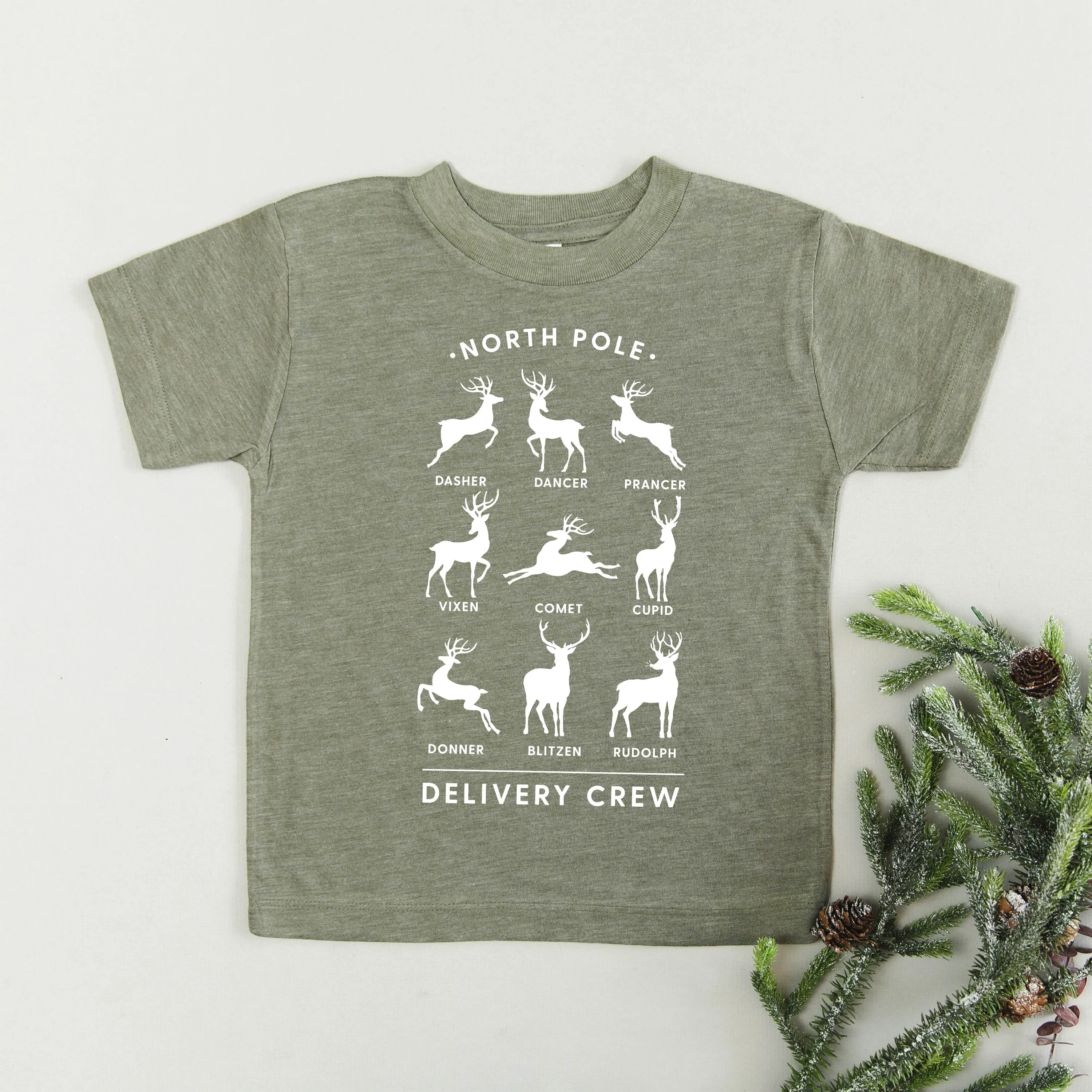 Reindeer - North Pole Delivery Crew - Child Tee