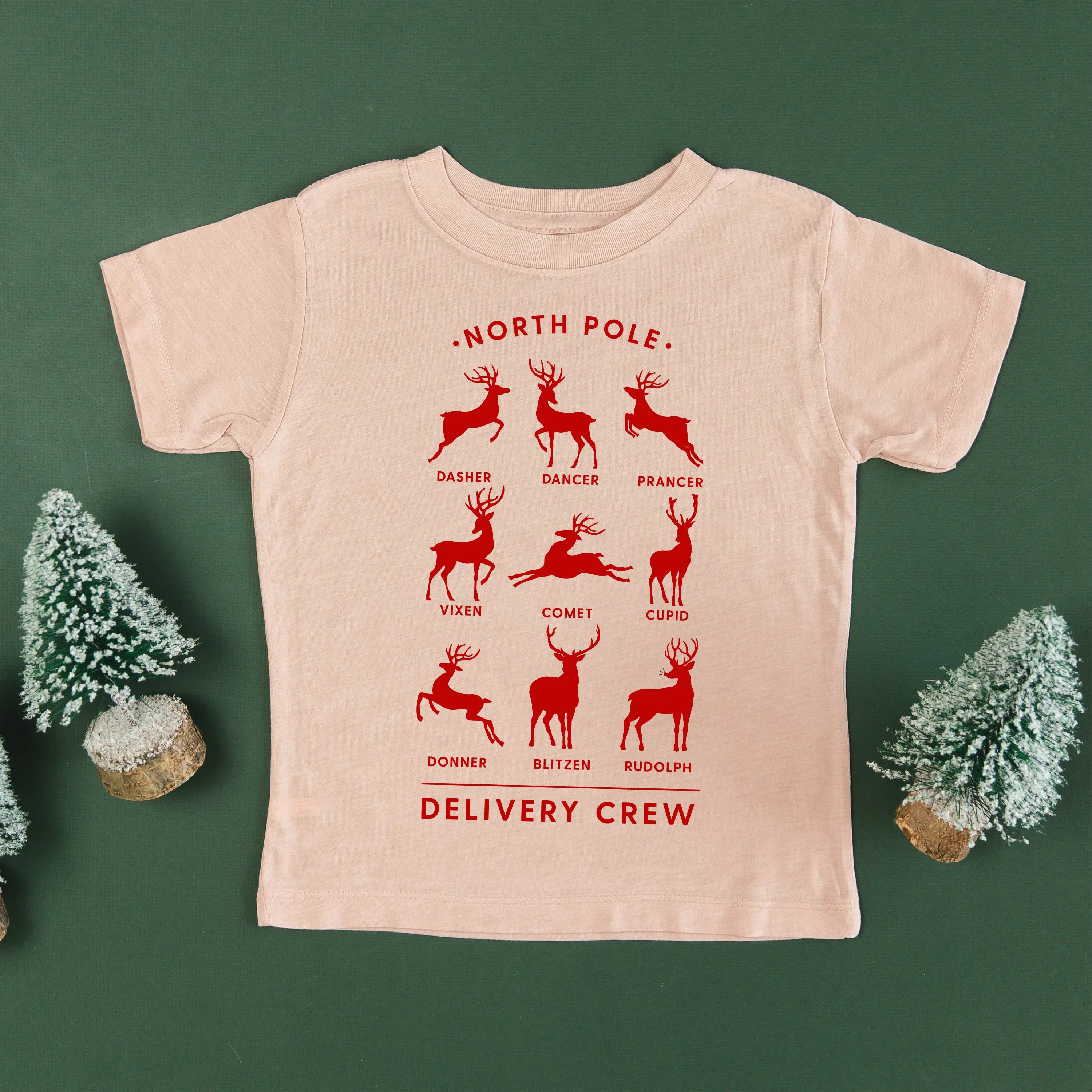 Reindeer - North Pole Delivery Crew - Child Tee