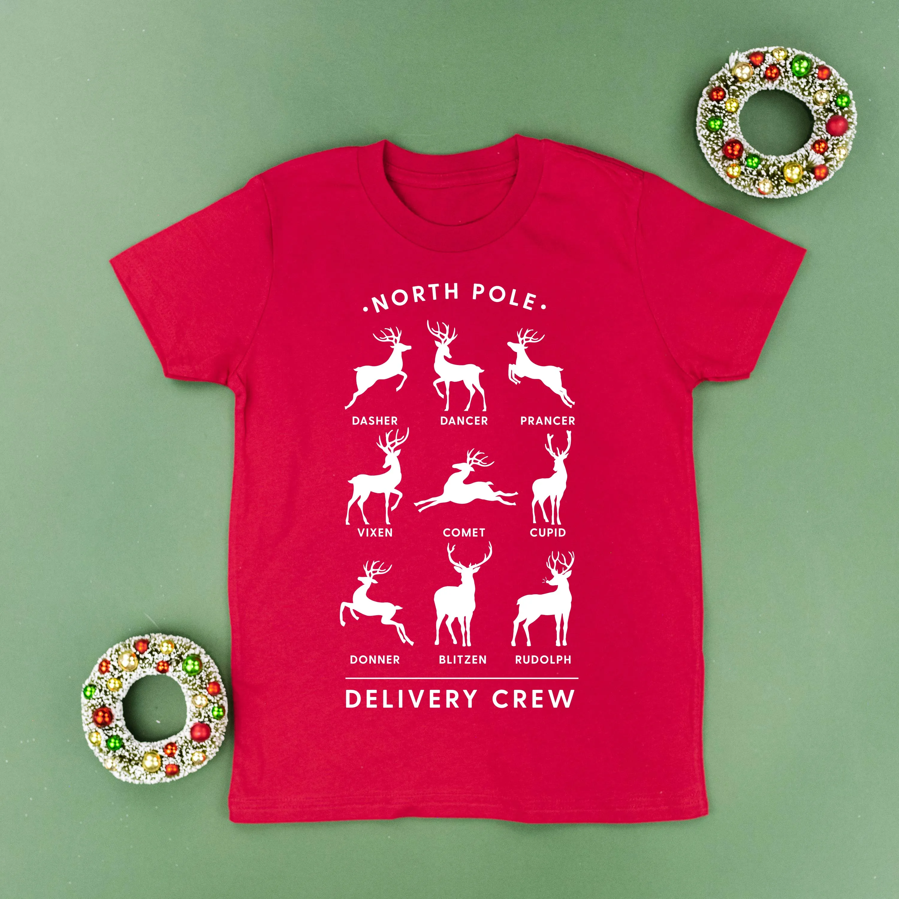 Reindeer - North Pole Delivery Crew - Child Tee