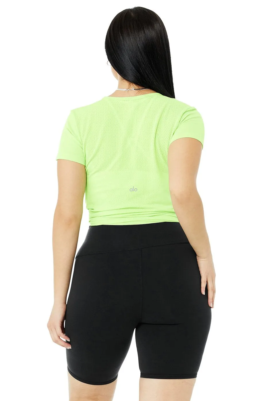 Seamless Essential Short Sleeve - Neon Lime