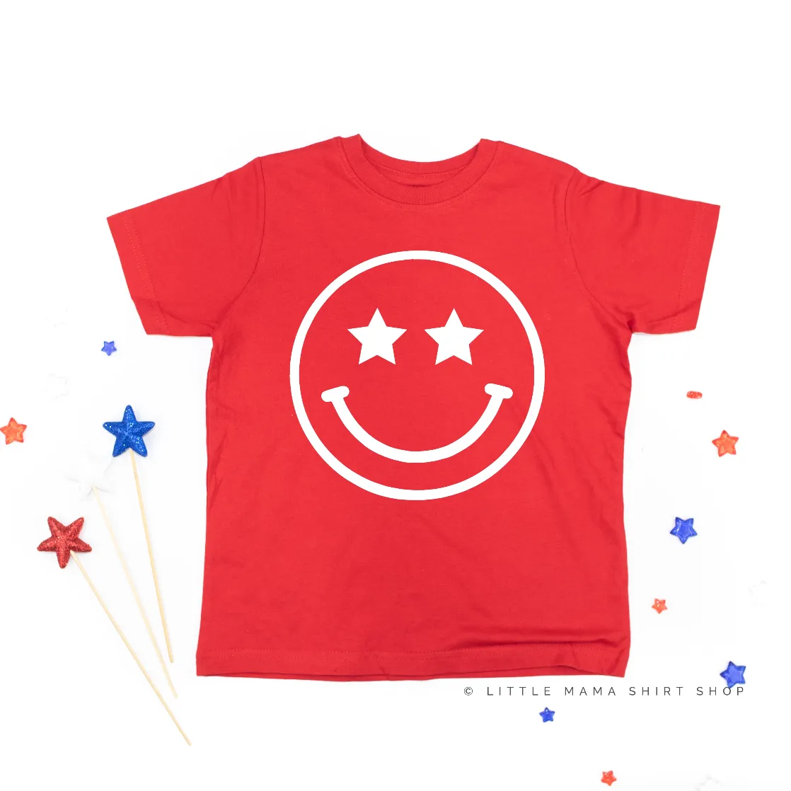 Seasonal Smiley Face CHILD Tees - 10 PACK - Short Sleeve Shirt