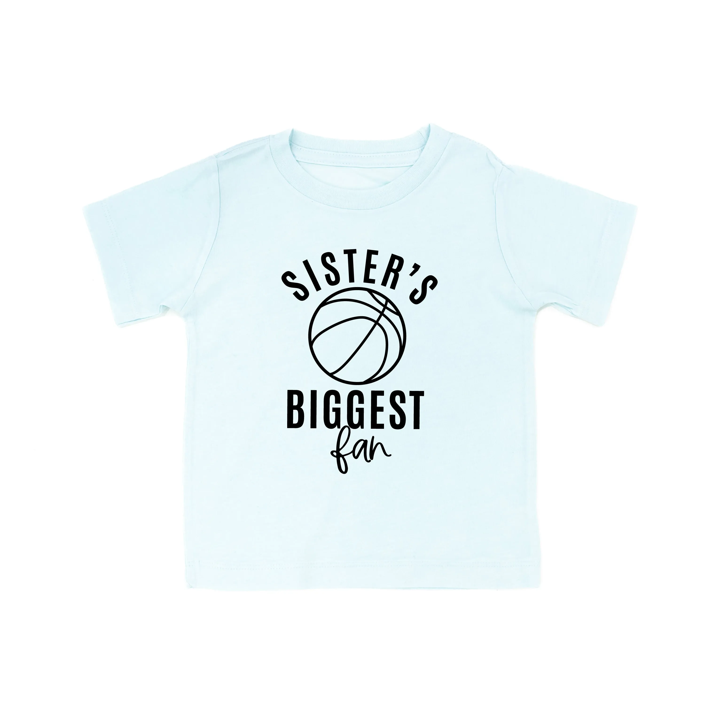 Sister's Biggest Fan - (Basketball) - Short Sleeve Child Shirt