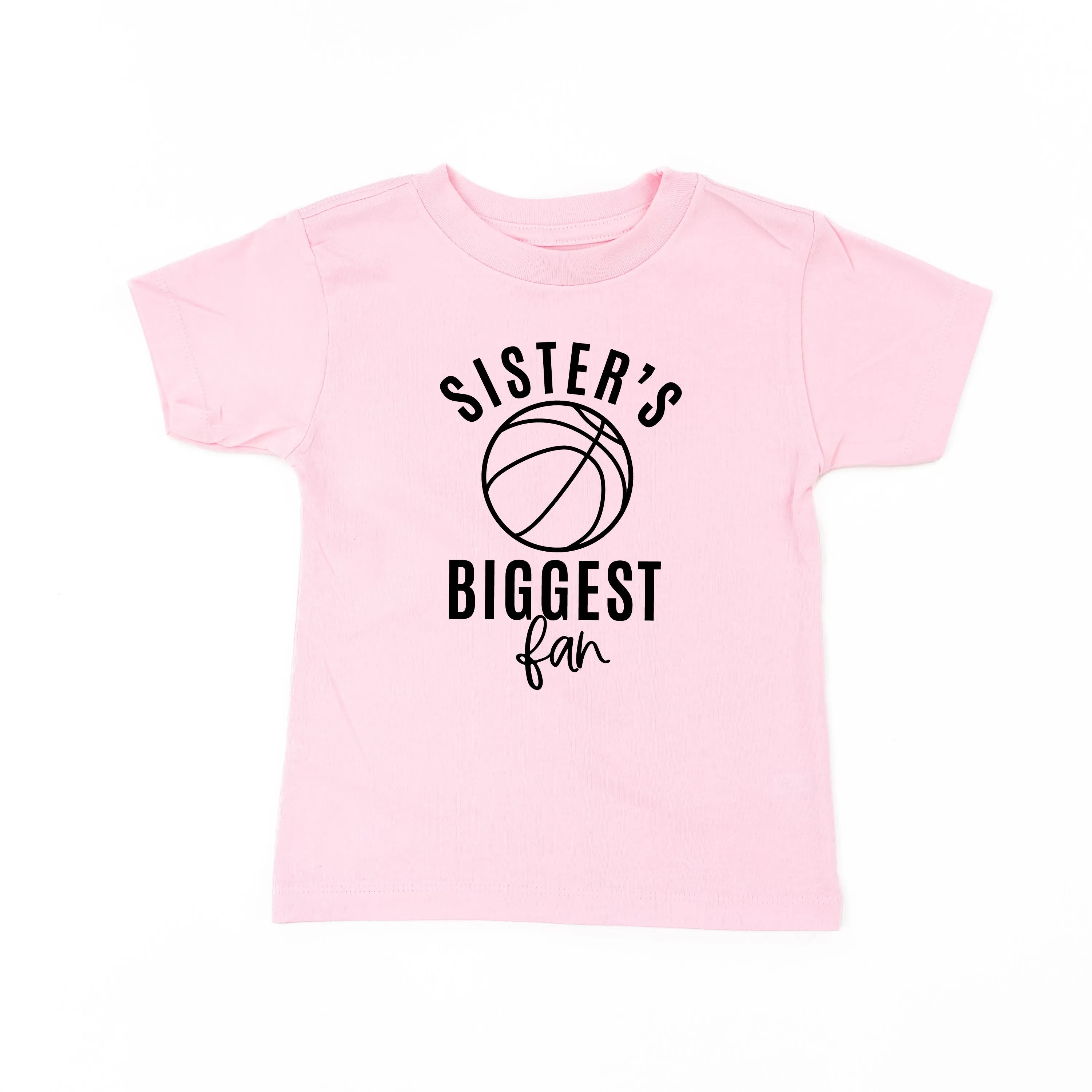 Sister's Biggest Fan - (Basketball) - Short Sleeve Child Shirt