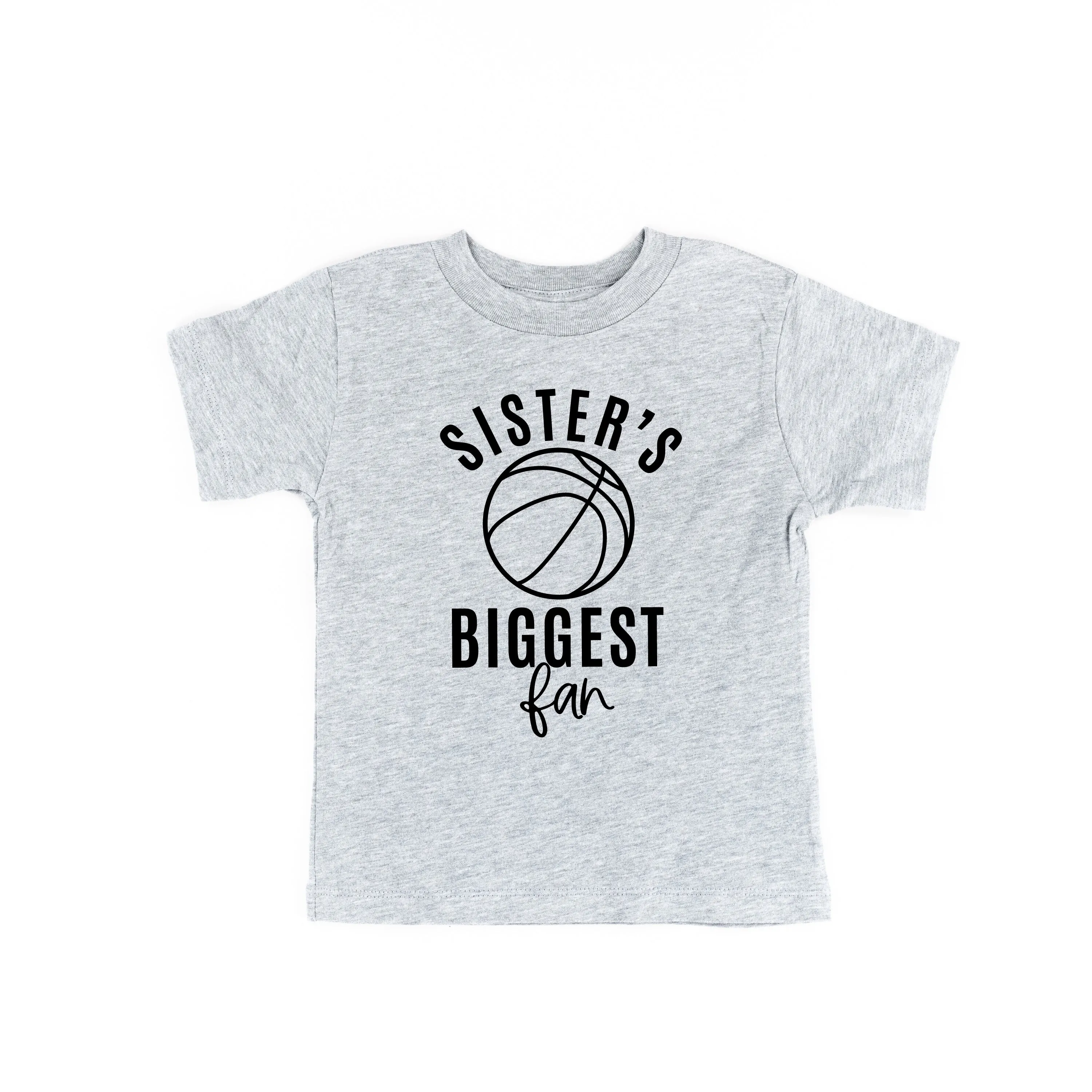 Sister's Biggest Fan - (Basketball) - Short Sleeve Child Shirt