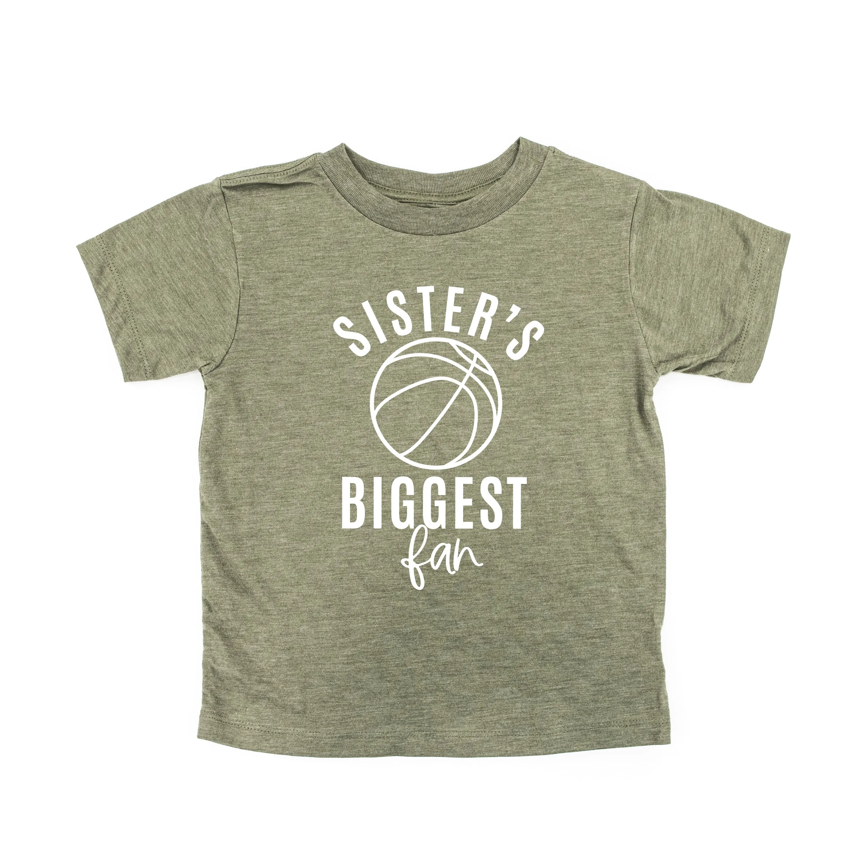 Sister's Biggest Fan - (Basketball) - Short Sleeve Child Shirt