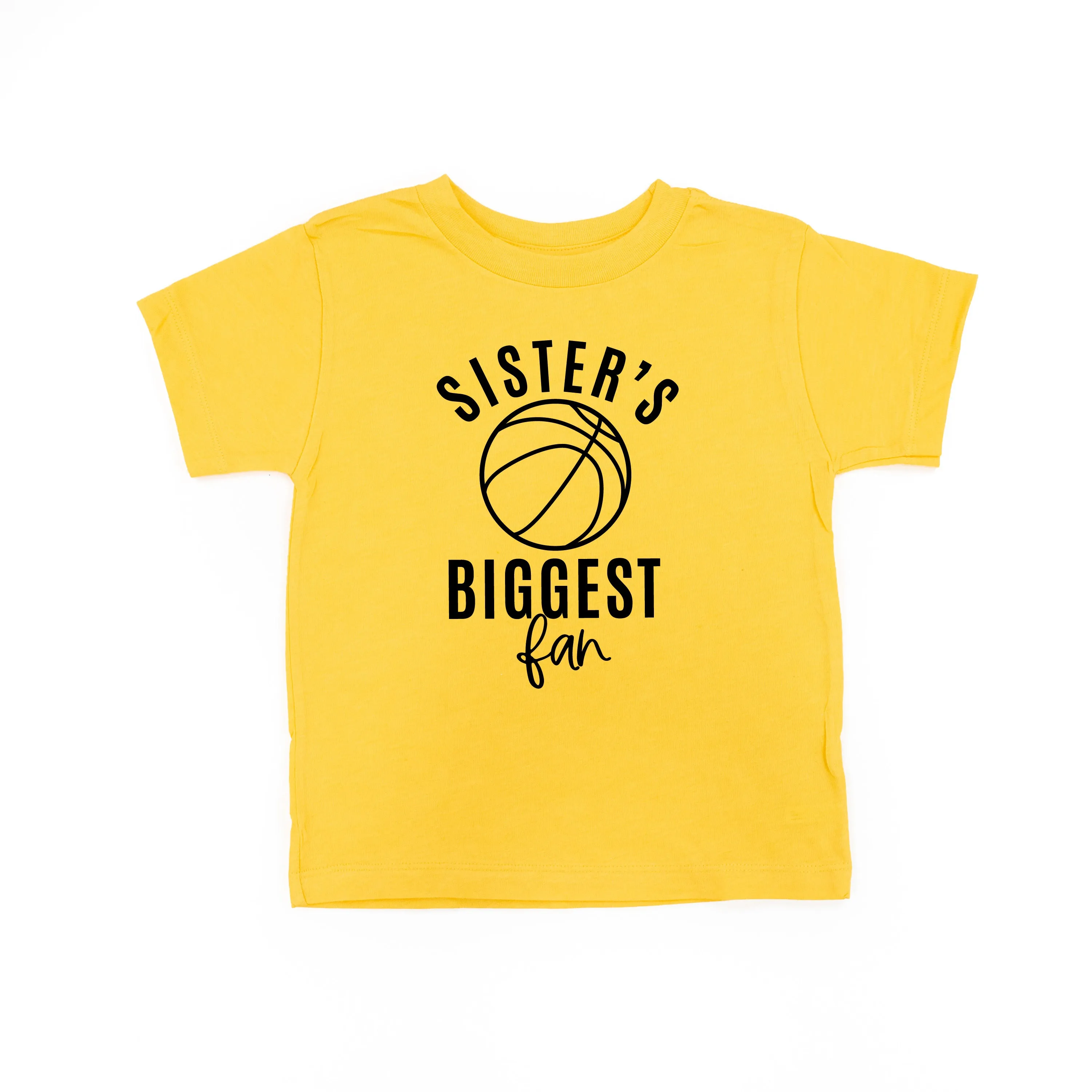 Sister's Biggest Fan - (Basketball) - Short Sleeve Child Shirt