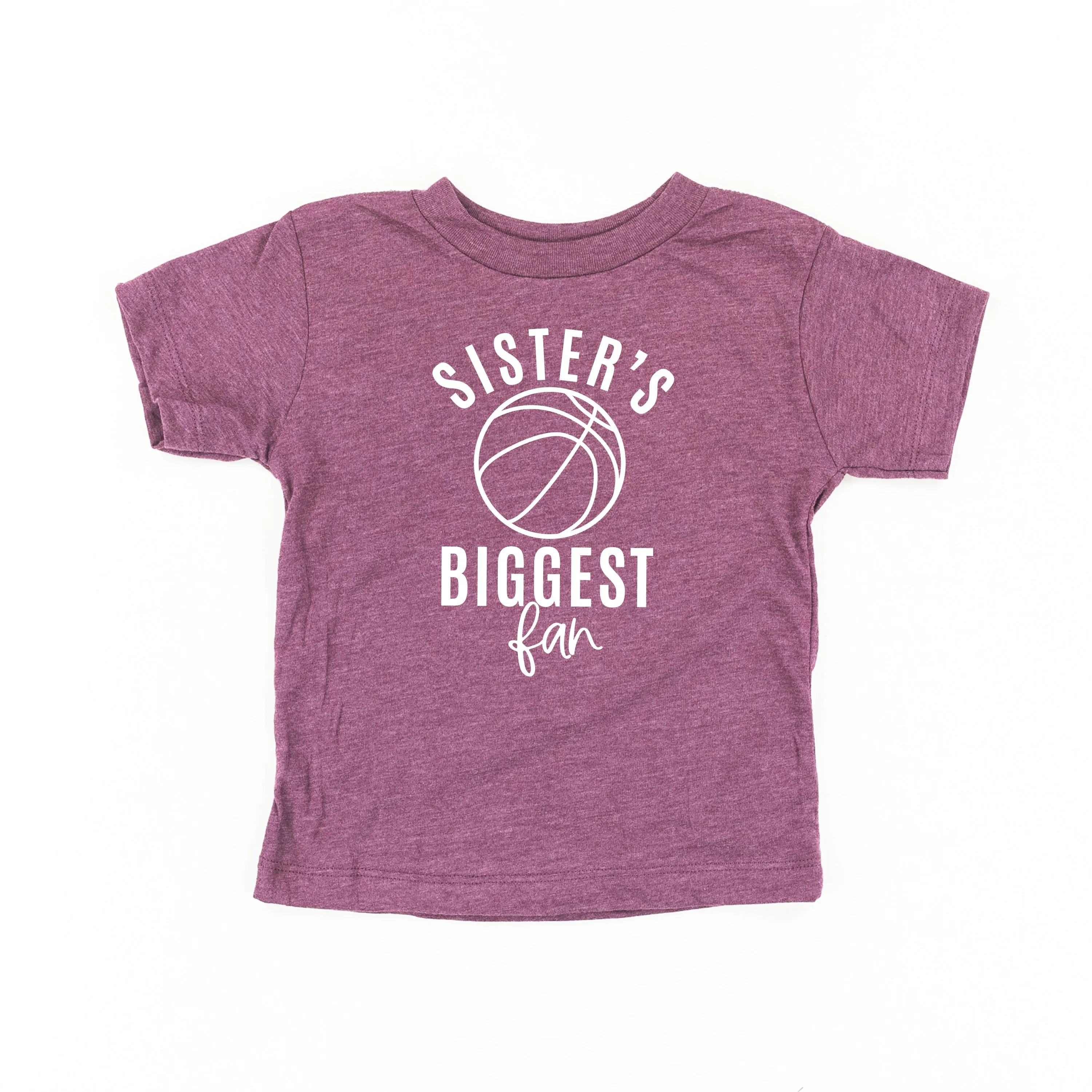 Sister's Biggest Fan - (Basketball) - Short Sleeve Child Shirt