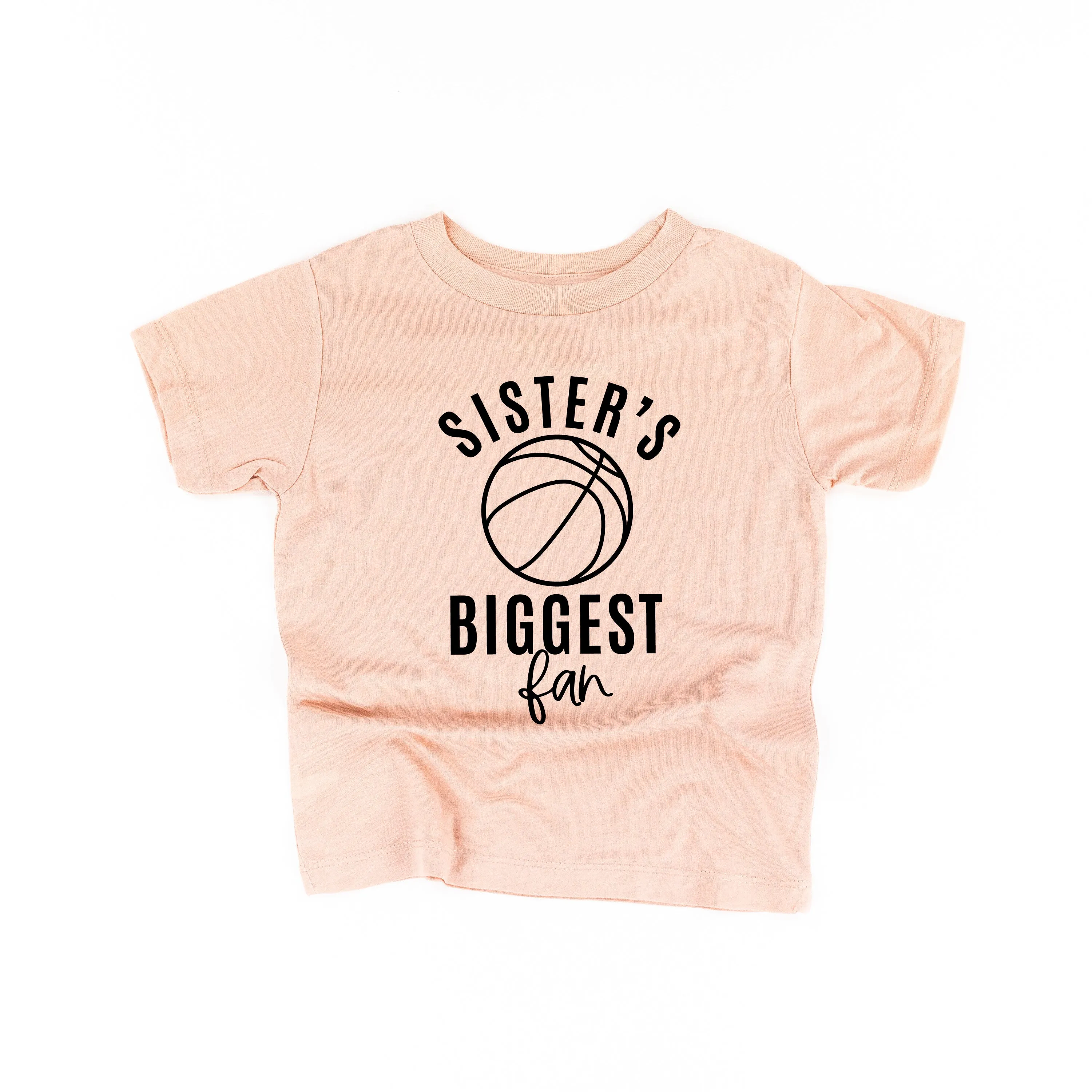 Sister's Biggest Fan - (Basketball) - Short Sleeve Child Shirt