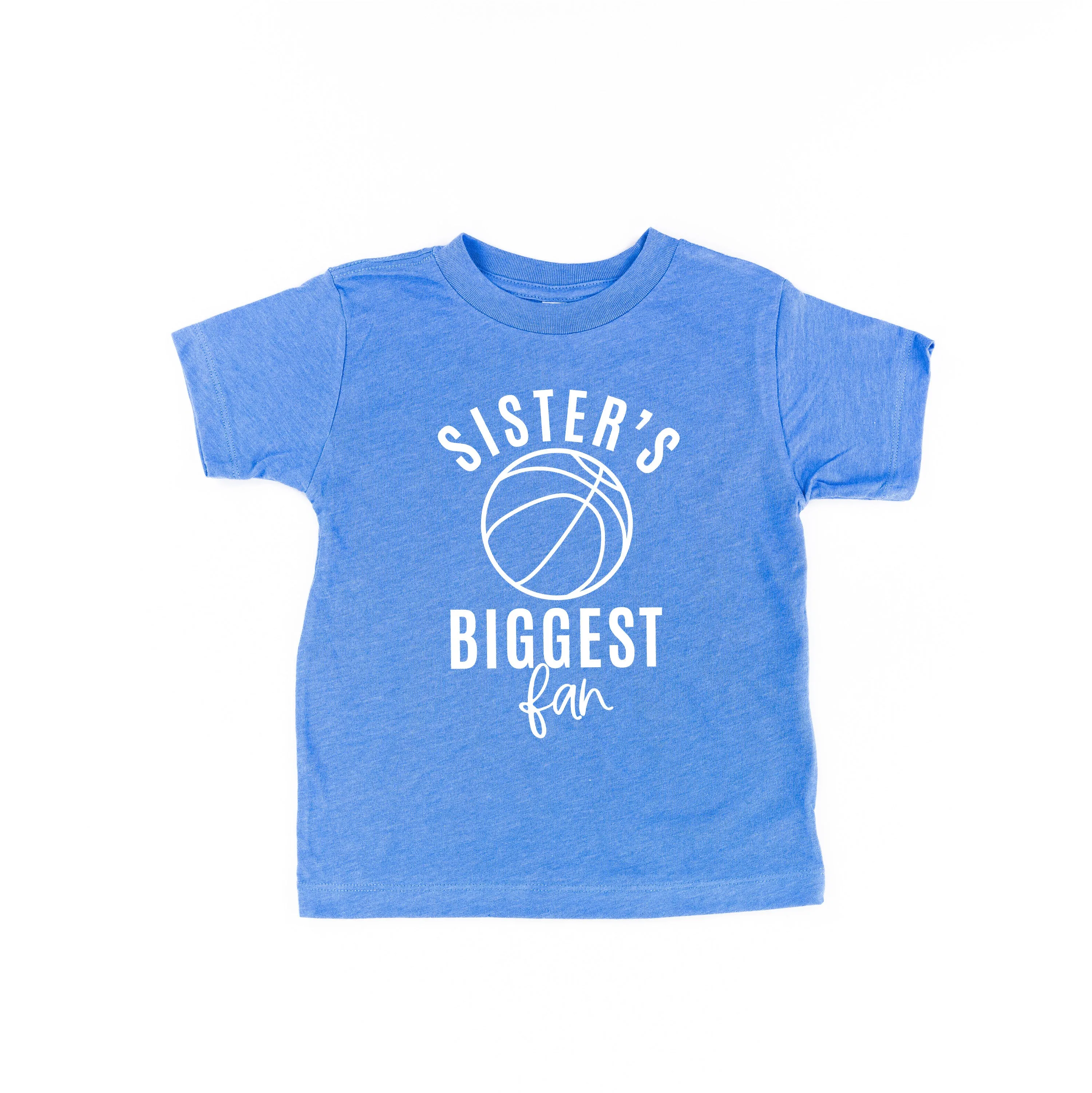 Sister's Biggest Fan - (Basketball) - Short Sleeve Child Shirt