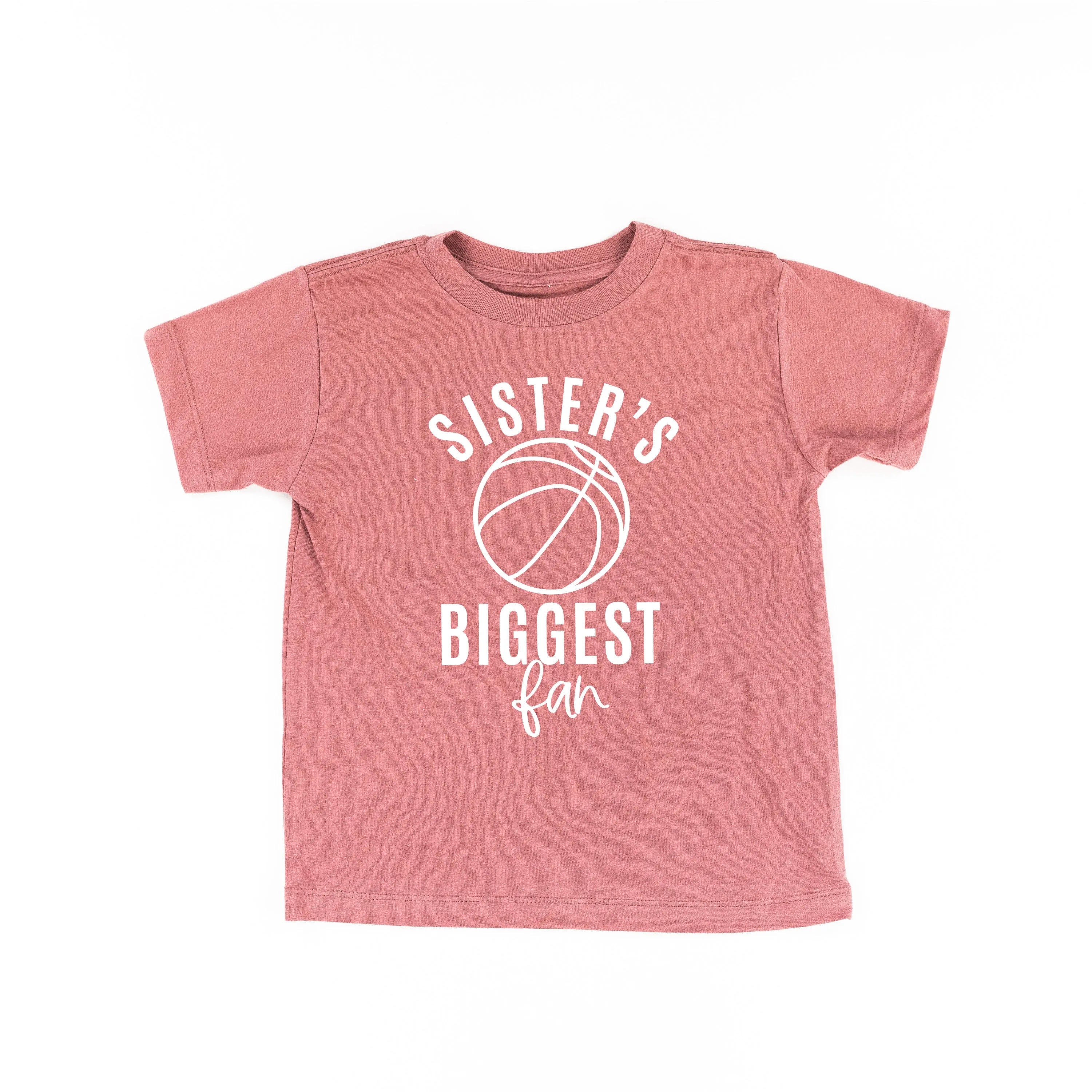 Sister's Biggest Fan - (Basketball) - Short Sleeve Child Shirt