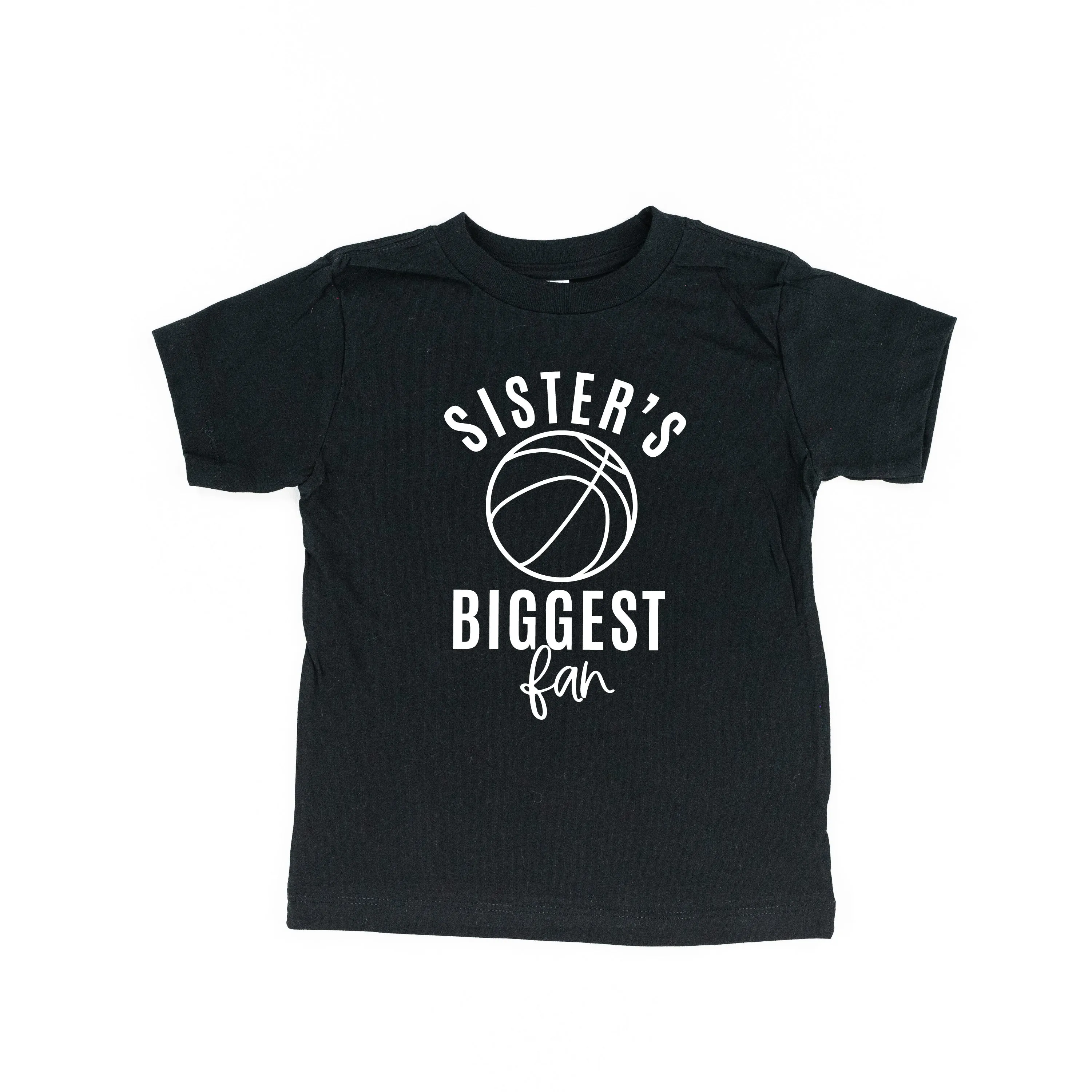 Sister's Biggest Fan - (Basketball) - Short Sleeve Child Shirt