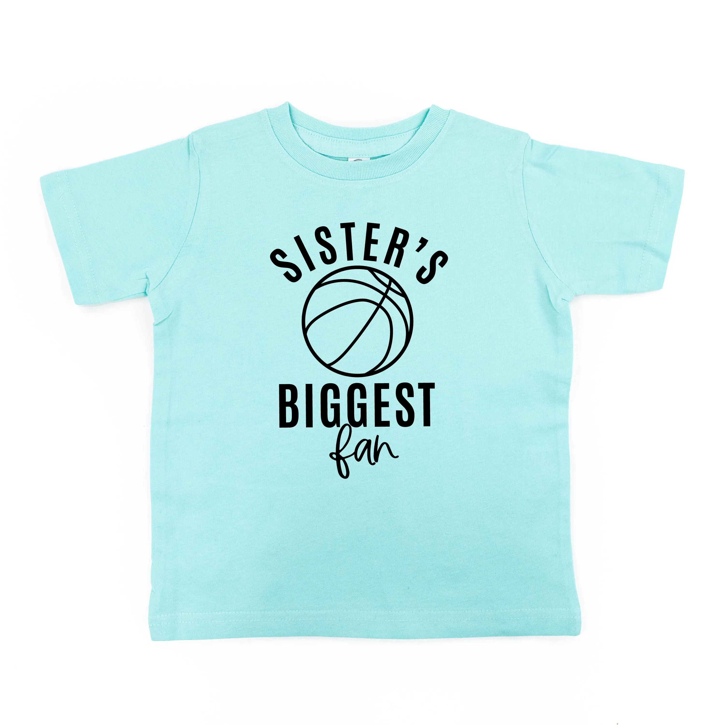 Sister's Biggest Fan - (Basketball) - Short Sleeve Child Shirt