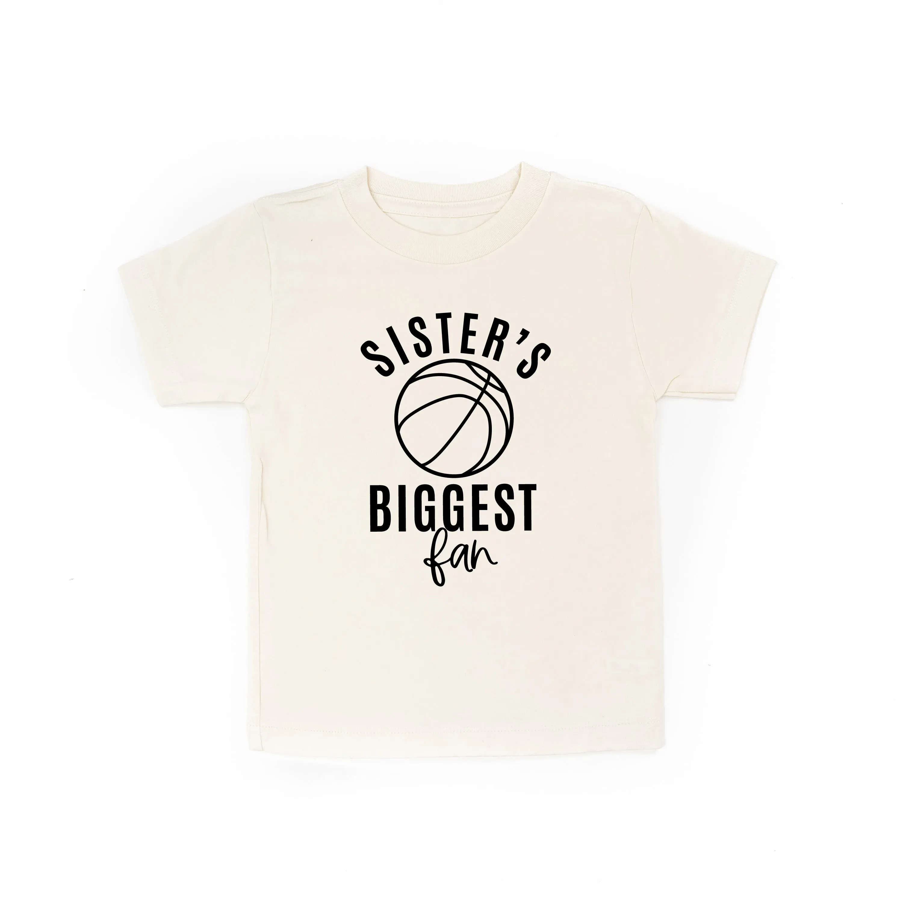 Sister's Biggest Fan - (Basketball) - Short Sleeve Child Shirt