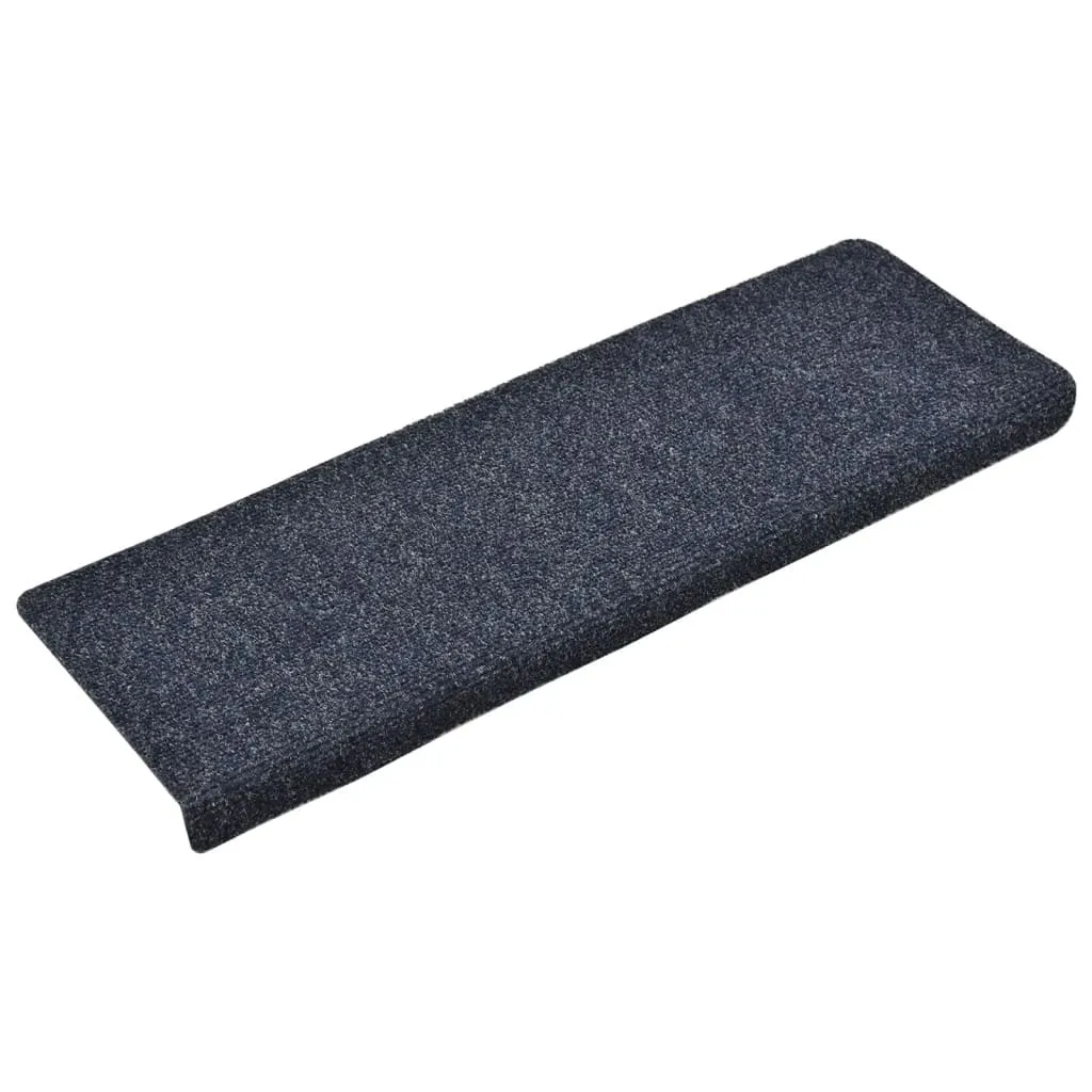 Stair Mats 10 pcs Anthracite 65x21x4 cm Needle Punch