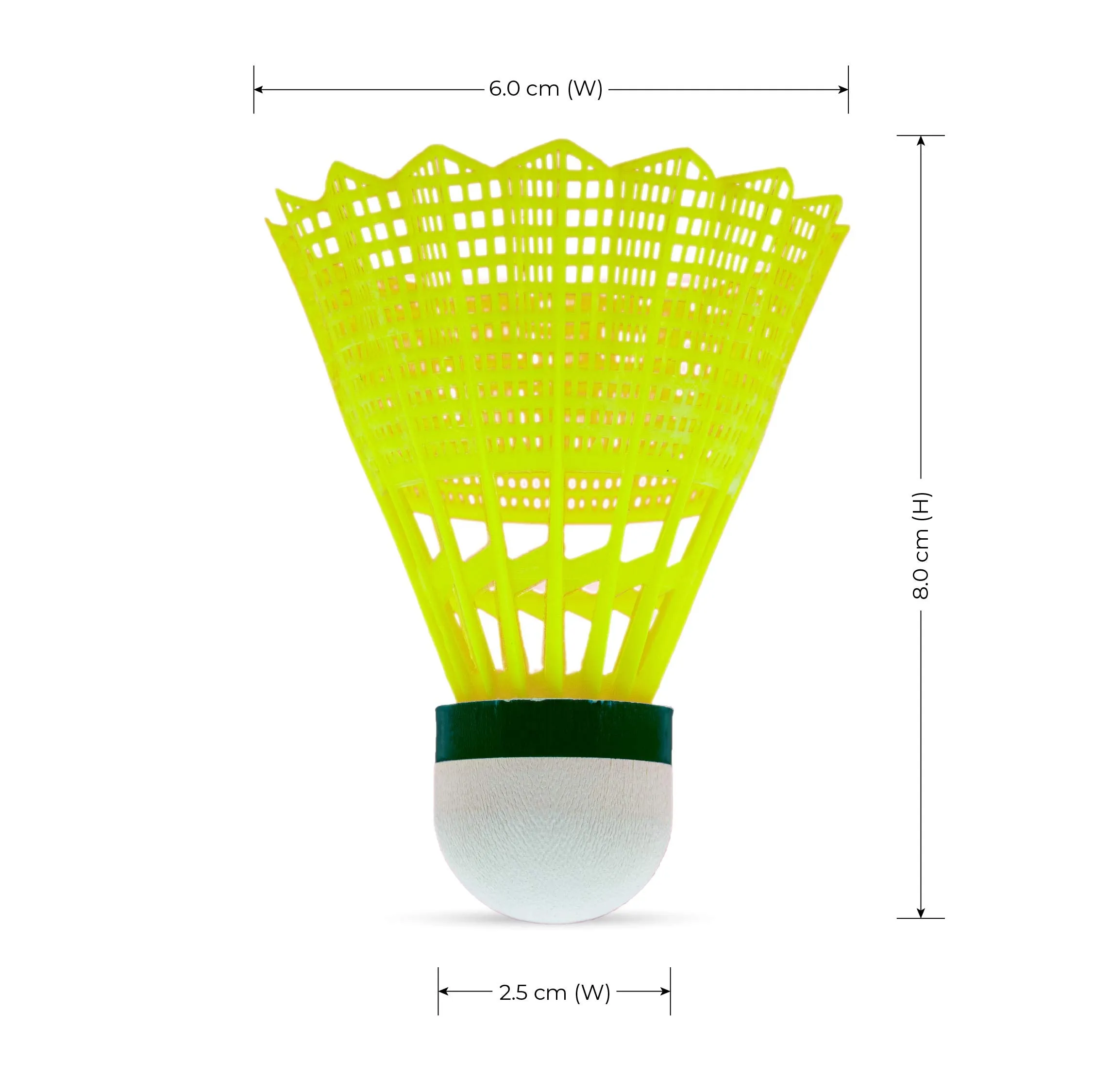 Swift X100 Nylon Shuttlecock (Yellow |Slow Speed)