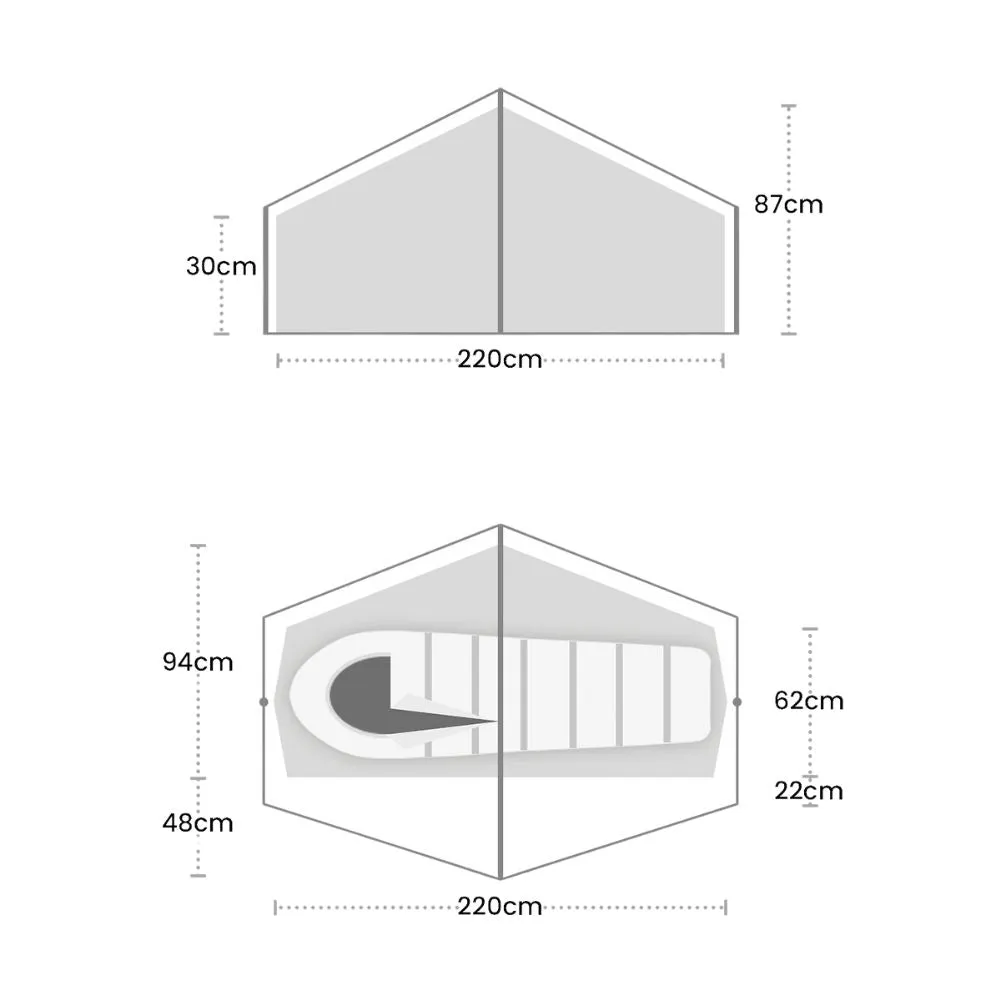 Terra Nova Laser Compact 1 Tent - 1 Man Lightweight Tent (2024)