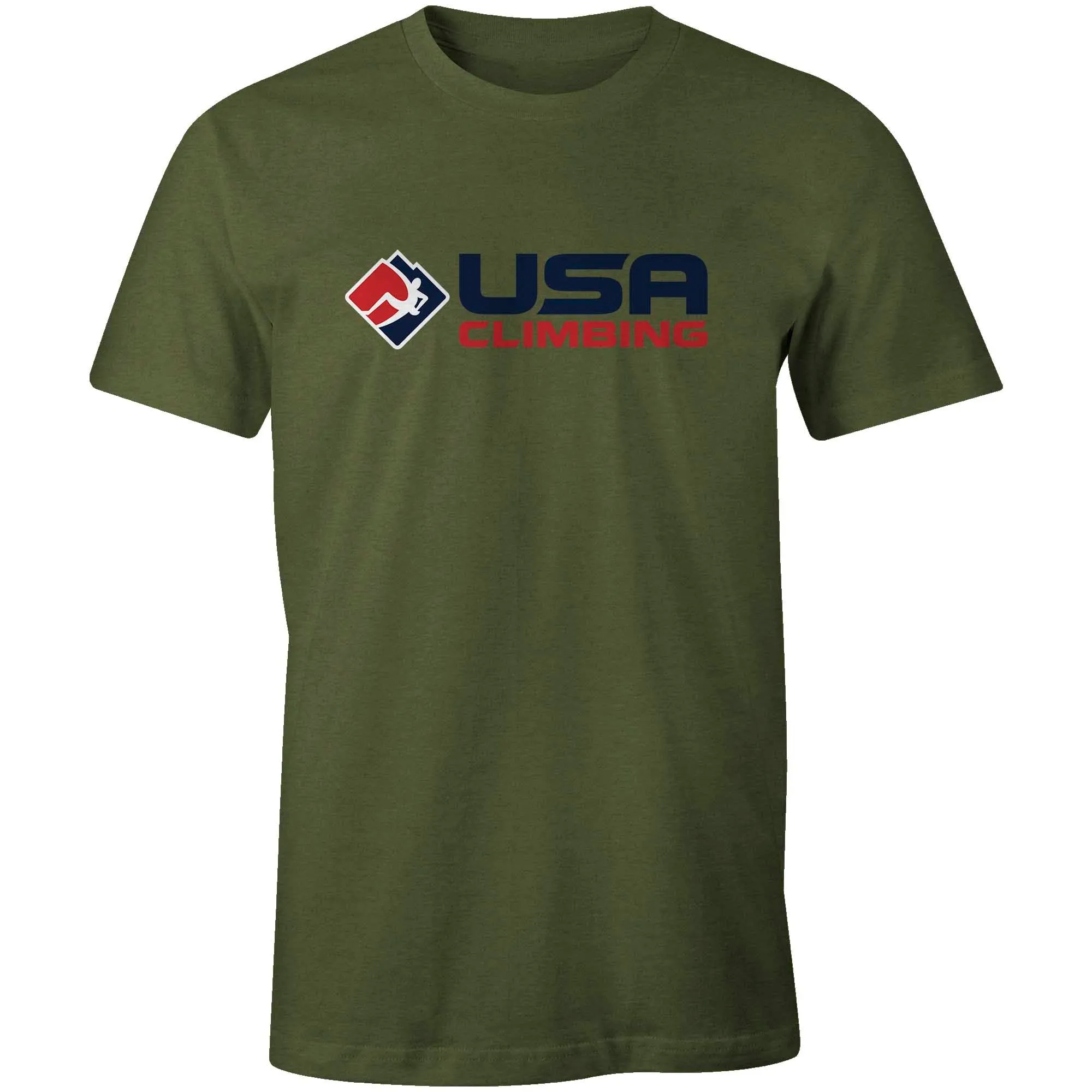 USA Climbing Horizontal Logo Tee - Men's