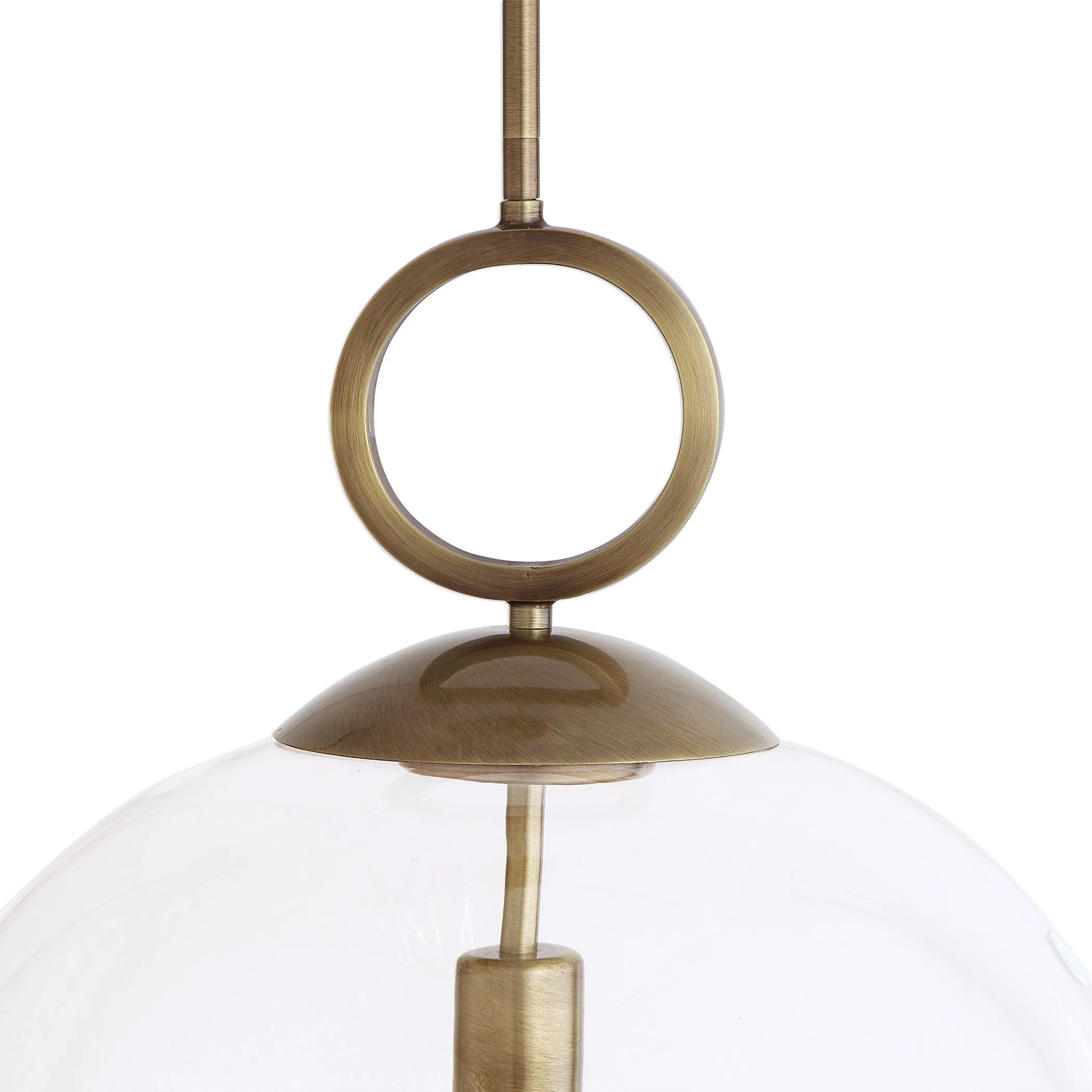 Uttermost Calix Large Blown Glass 1 Light Pendant