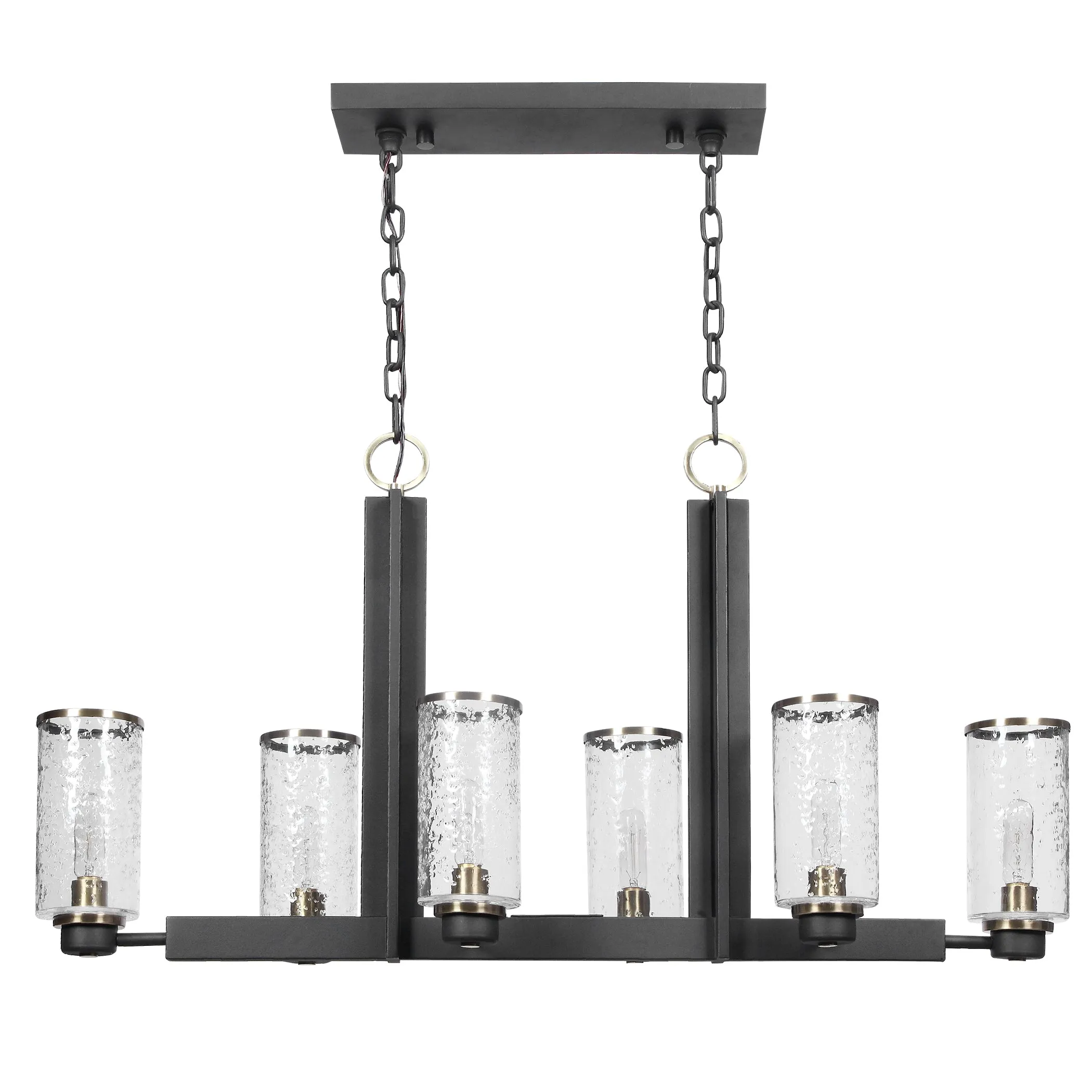 Uttermost Jarsdel 6 Light Industrial Island Light