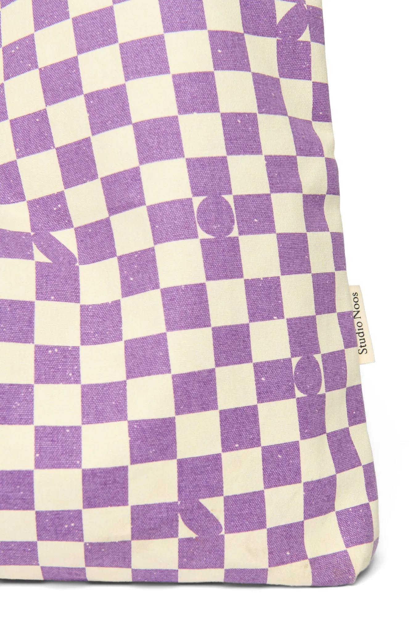 Violet Checkerboard Mom Bag