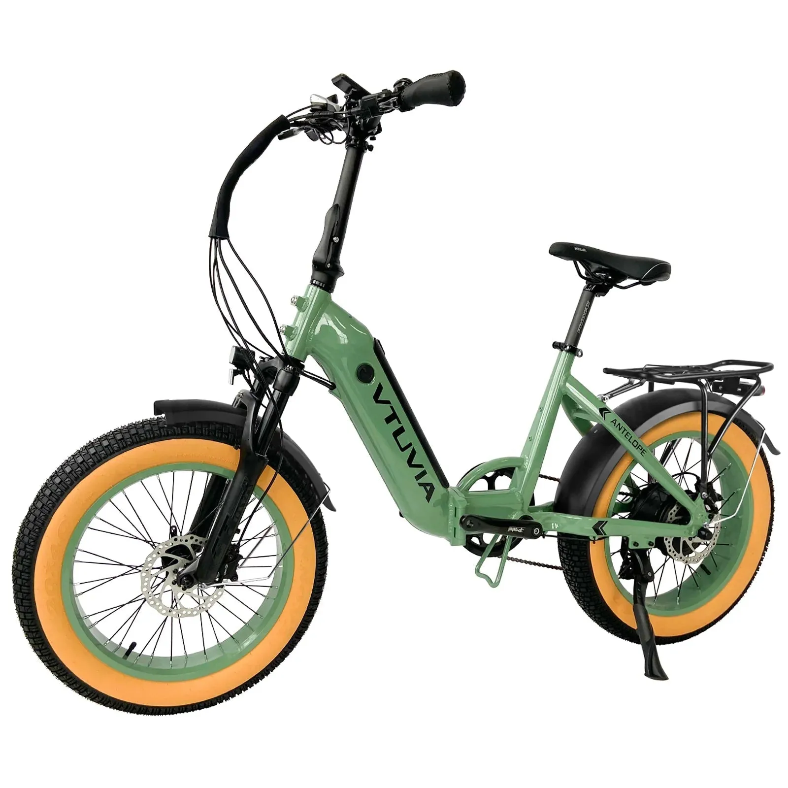 VTUVIA| SX20 Antelope Step-Thru Folding Fat Tire Electric Bike