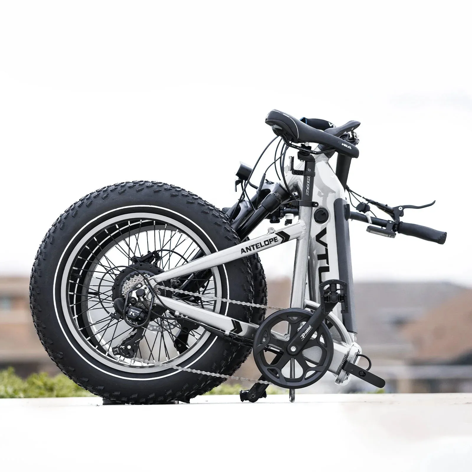 VTUVIA| SX20 Antelope Step-Thru Folding Fat Tire Electric Bike