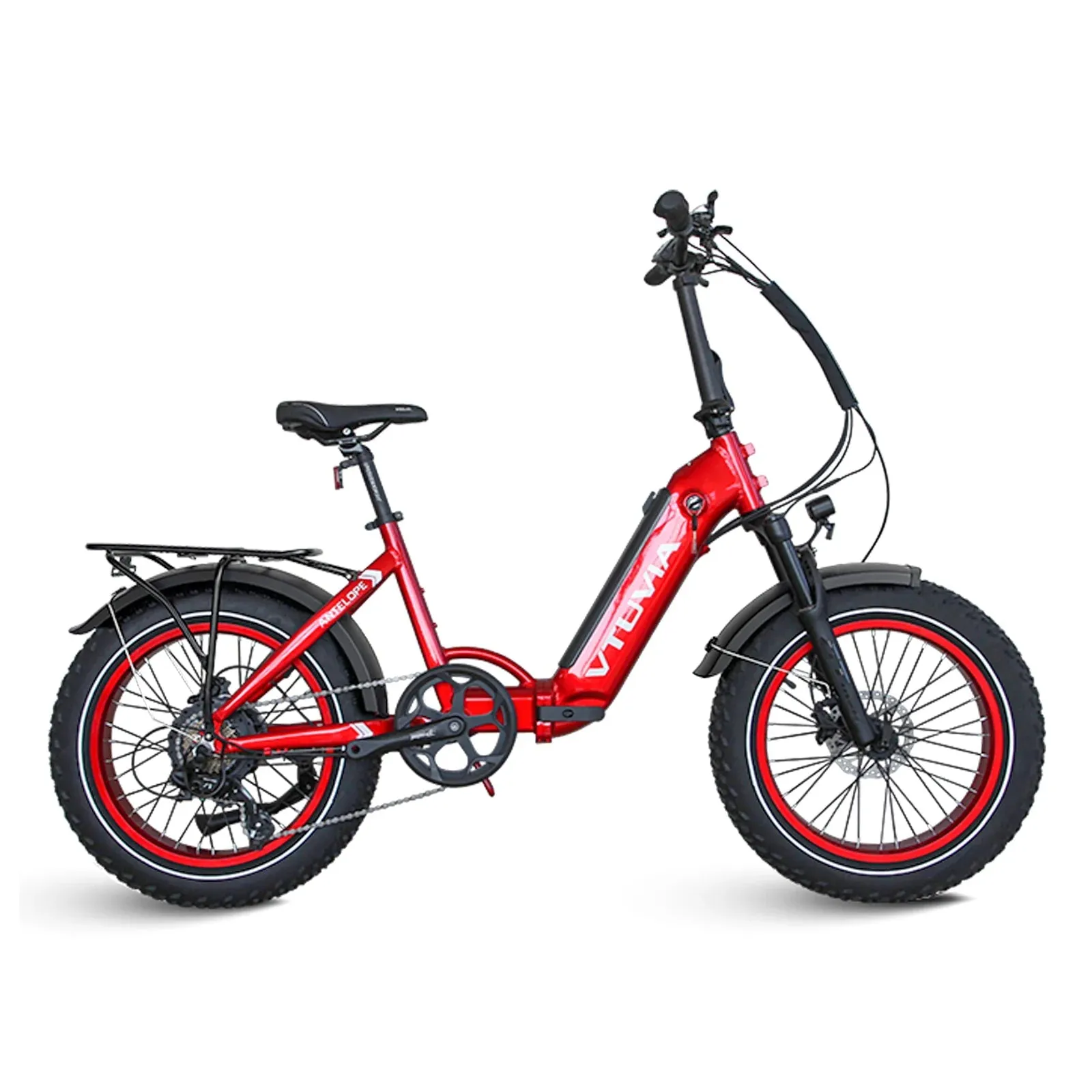 VTUVIA| SX20 Antelope Step-Thru Folding Fat Tire Electric Bike