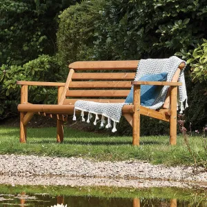 Woodshaw Thornton Rustic Bench 5ft